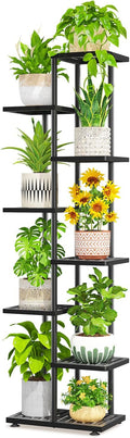 LASZOLA 7 Tier Plant Stand Indoors Outdoors by LASZOLA
