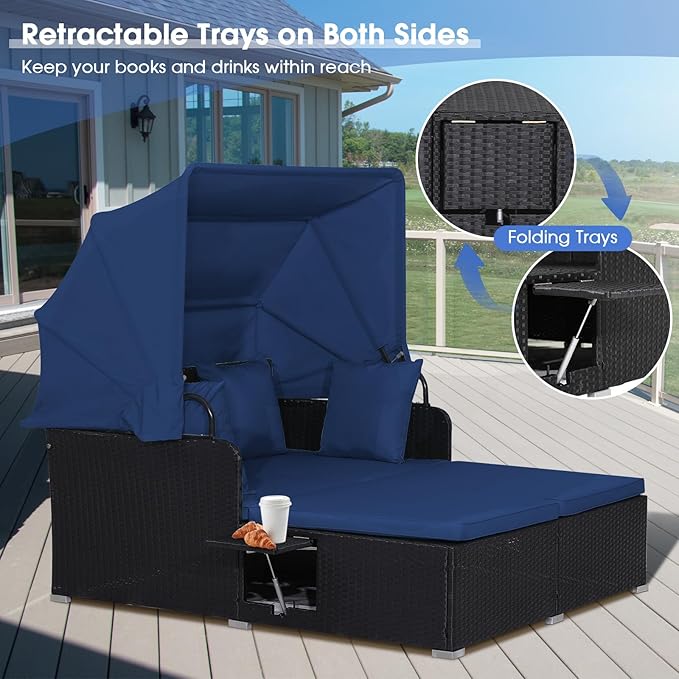 RELAX4LIFE Patio Outdoor Daybed - Image 6