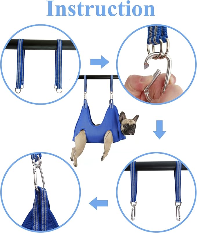 10 in 1 Dog Pet Grooming Hammock Harness - Image 5