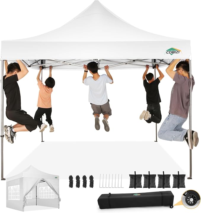 COBIZI 10x10 Pop Up Canopy Tent by COBIZI