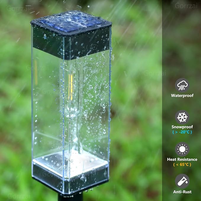 Solar Pathway Lights Outdoor Waterproof Solar Outdoor Lights - Image 6