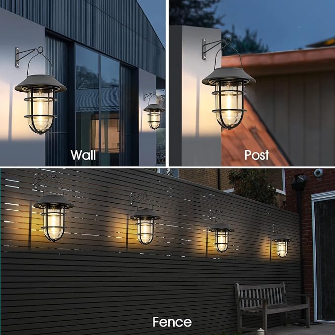 Upgrade Solar Outdoor Lights, Hanging Lantern, Waterproof Solar Lights - Image 7