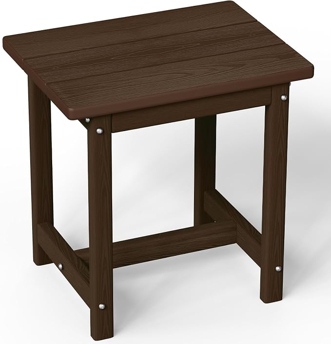 Outdoor Side Table, HDPE Small Outdoor Table, Adirondack Side Tables, Outside by Suunyn