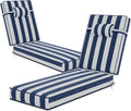 72 x 21 x 4 Inch Olefin Chaise Lounge Cushions, Lounge Chair Cushions by Unknown
