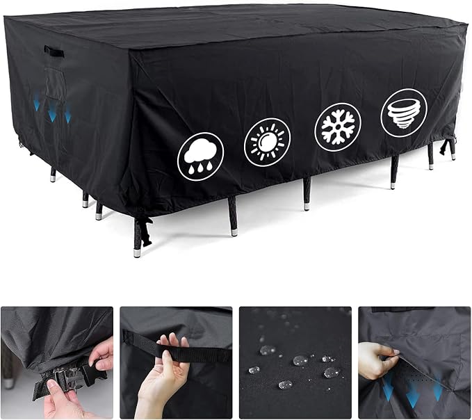 Tempera Outdoor Dining Set Cover by TemperaPatioLife