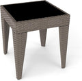 Kinfant Rattan Patio Side Table by Kinfant