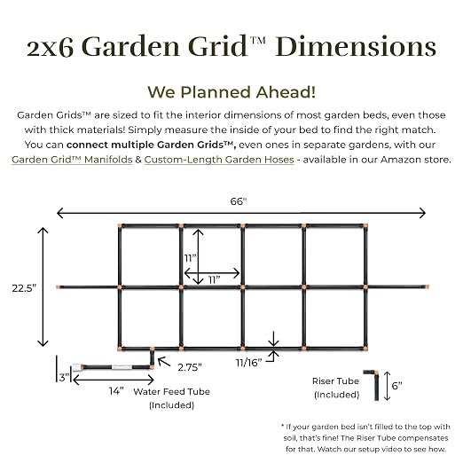 Garden Grid Watering System | Raised Garden Bed Drip Irrigation System – But - Image 7