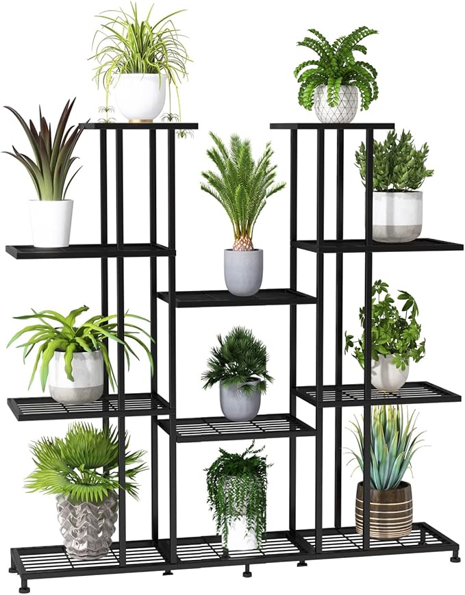 Twhep Heavy Duty Metal Plant Stand, large Multifunctional Plant Stand by Twhep