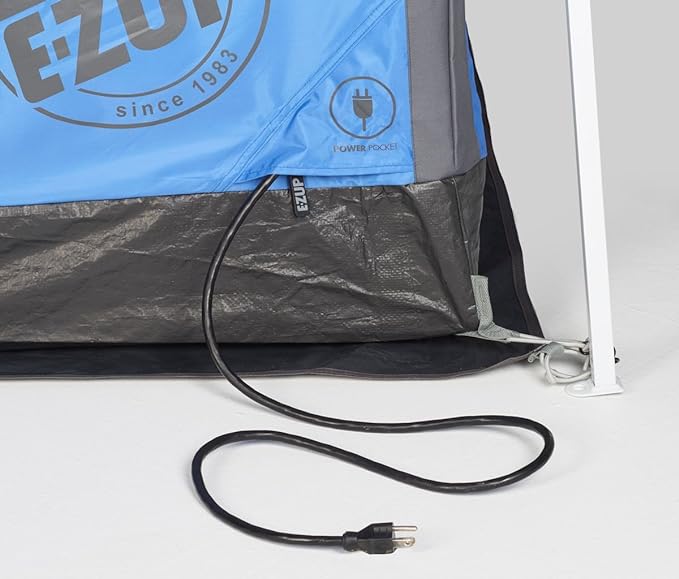 E-Z UP Camping Cube 6.4, Converts 10' Straight Leg Canopy into Camping Tent - Image 5