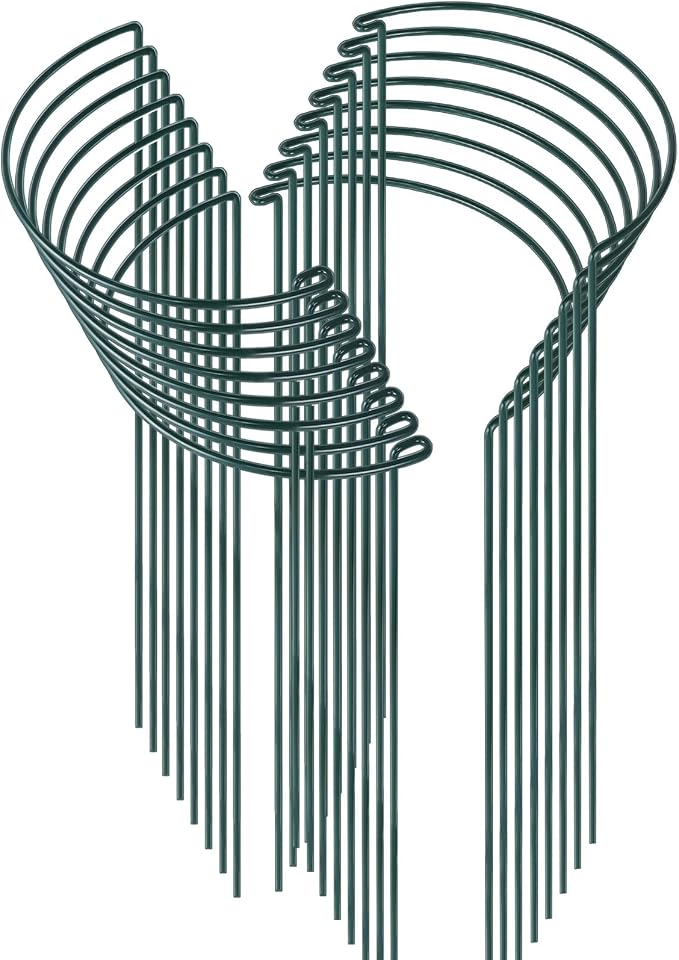 HiGift 16 Pack 24 Inch Plant Support Stakes, Flower Indoor Outdoor by HiGift