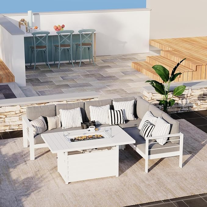 Solaste Aluminum Patio Furniture Set - Image 7