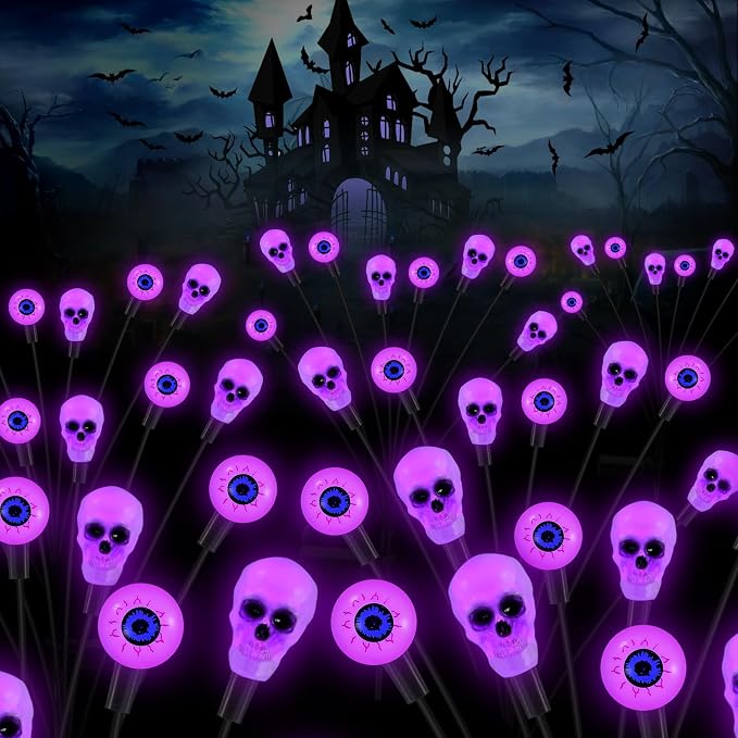 Solar Lights Outdoor, Halloween Decorations Outdoor, Scary Eyeball Lights by Unknown