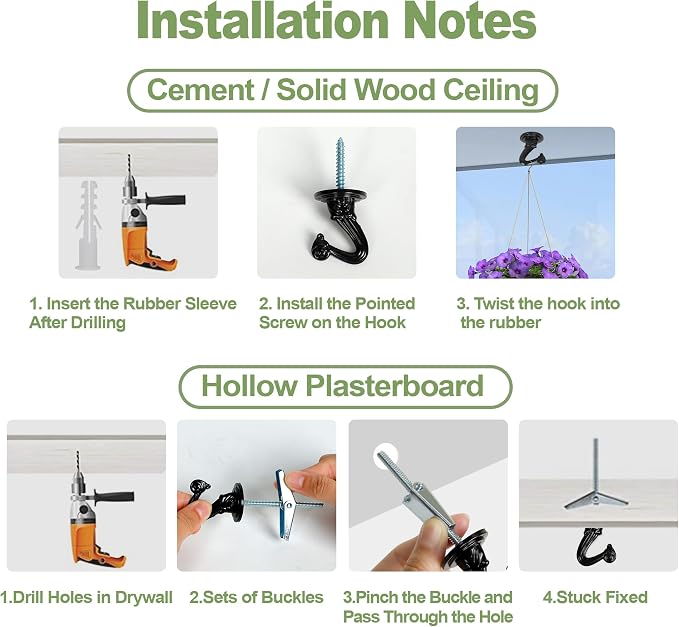Ceiling Swag Hook Sets - Image 6