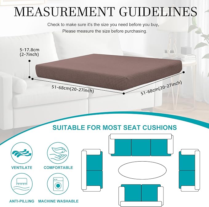 14Pcs Stretch Patio Cushion Covers, Outdoor Couch Covers Replacement, Outdoor - Image 2