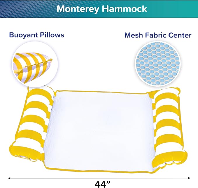 Aqua Original 4-in-1 Monterey Hammock Pool Float & Water Hammock – Multi-Purpose - Image 5