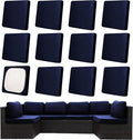 12Pcs Patio Cushion Covers, Outdoor Cushions Covers, Stretch Cushion Covers by Unknown