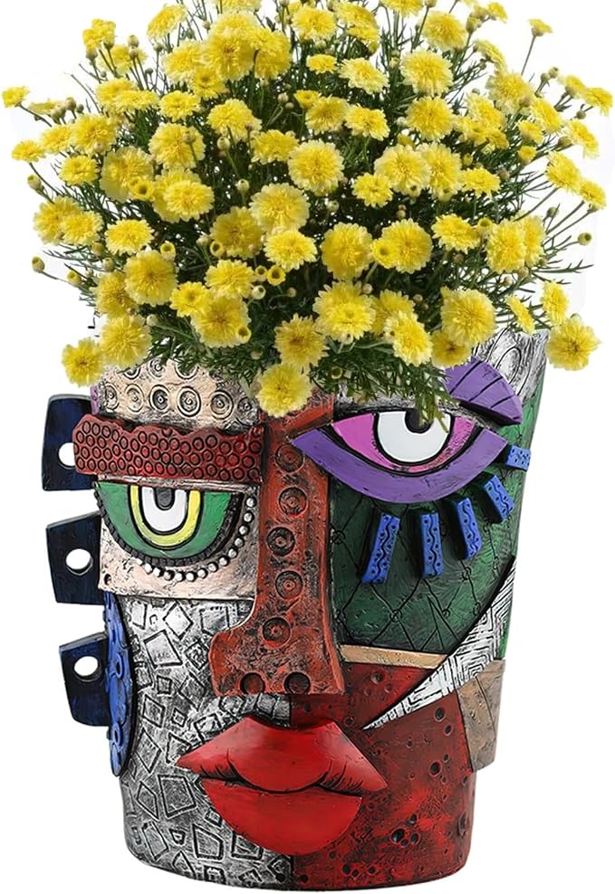 TOZLU Picasso Brutalist Beauty Face Flower Pot - Image 8