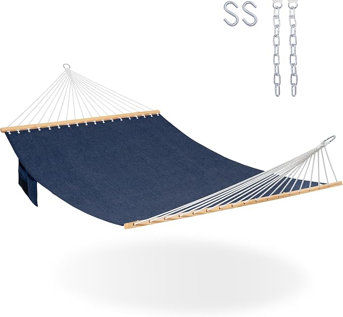 Lazy Daze Hammocks 11 FT Double Outside Hammock Quick Dry Olefin Fabric Hammock by LazyDazeHammocks