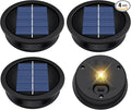 4 Pack Solar Light Replacement Top, Replacement Solar Light Parts by Suggant