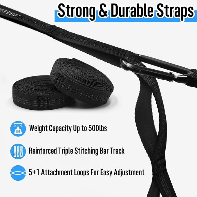 Grassman Camping Hammock Double & Single Portable Hammock - Image 5