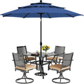PHI VILLA 5 Pieces Outdoor Dining Set by PHIVILLAThepioneerofcomfortablehouseholdsupplies