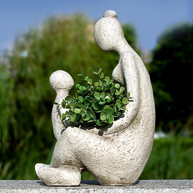 Unique Planters for Indoor Outdoor Plants Head Face Planter Pot Large Succulent - Image 4