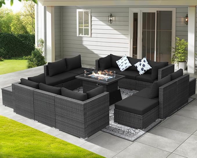 NICESOUL 15 Piece Outdoor Sectional - Image 3