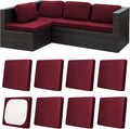 8Pcs Patio Cushion Covers, Outdoor Cushions Covers, Stretch Cushion Covers by Unknown