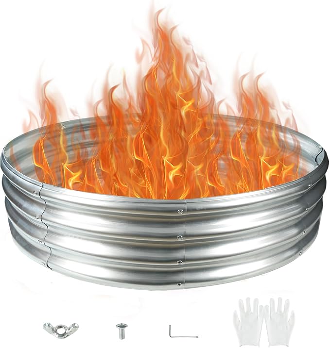 Durable Round Galvanized Steel Raised Garden Bed - Image 2