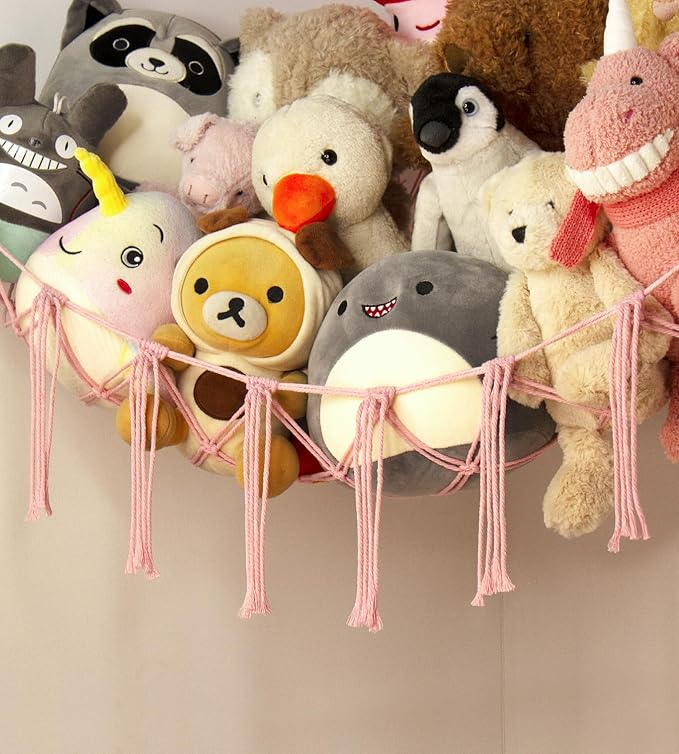 Stuffed Animal Storage Hammock Corner Net - Image 3