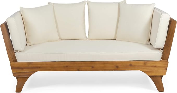 Christopher Knight Home Patrick Outdoor Acacia Wood Expandable Daybed by ChristopherKnightHome