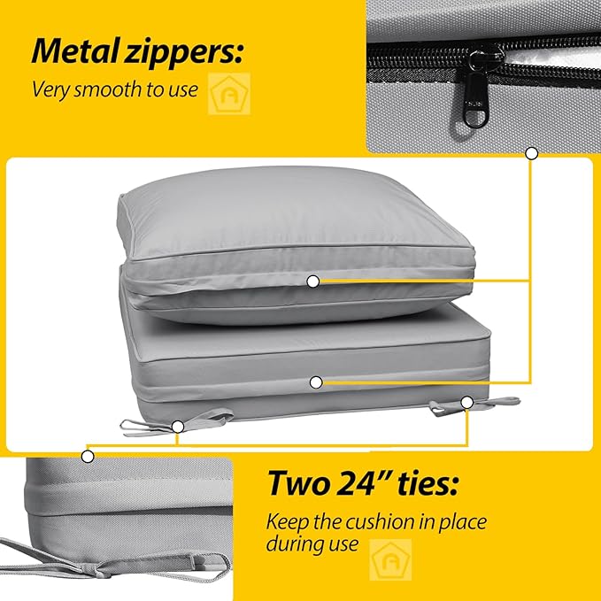 AAAAAcessories Outdoor Deep Seat Cushions - Image 3