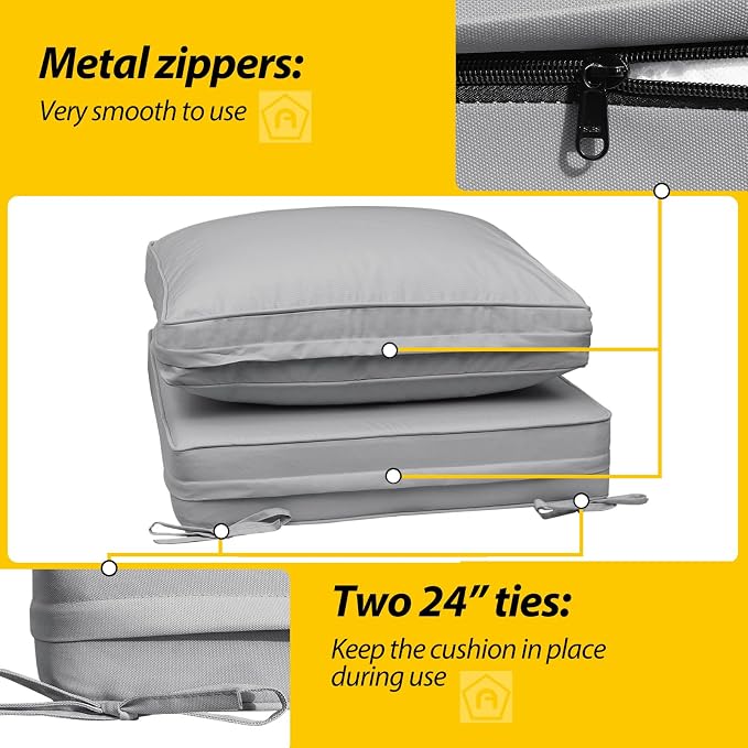 AAAAAcessories Outdoor Deep Seat Cushions - Image 3