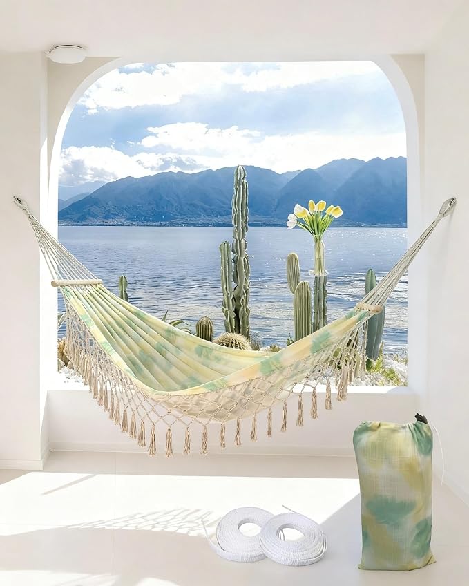 Portable Hammock, Bohemian Hammock, 2person Hammock, - Image 7
