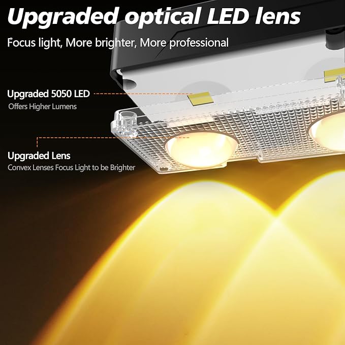 Solar Fence Lights Outdoor Waterproof，12pack High Brightness LED Spot Lens Deck - Image 5