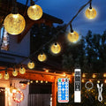 SMY Lighting 25FT Rechargeable Battery Operated 60 LED Crystal Globe String by SMYLighting
