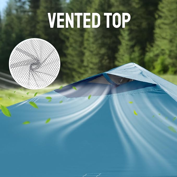 CROWN SHADES Adjustable Height on The Fly, 10x10 Pop Up Canopy - Image 7