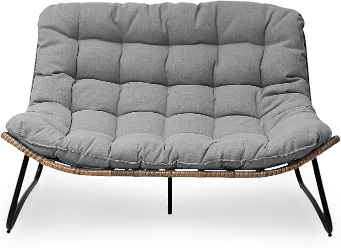 Crestlive Products Outdoor Loveseat 3PCS, Outdoor Sofa Set, All-Weather Boho - Image 8