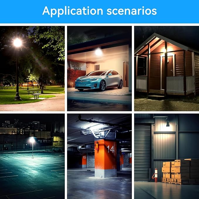 4Pack-150W LED Flood Light Outdoor, 16500lm LED Work Light - Image 6
