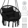 Macrame Hammock Hanging Swinging Chair by KROFEM