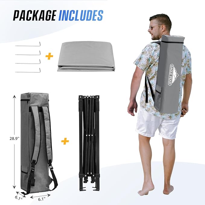 EAGLE PEAK 8x8 Pop Up Canopy Tent - Image 8