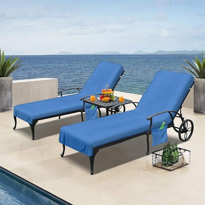 Lounge Chair Towel Cover, Beach Chair Cover - Image 5