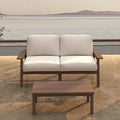 Patio Furniture Set 2 Seats, HDPE Outdoor Sectional by PatioKingdom