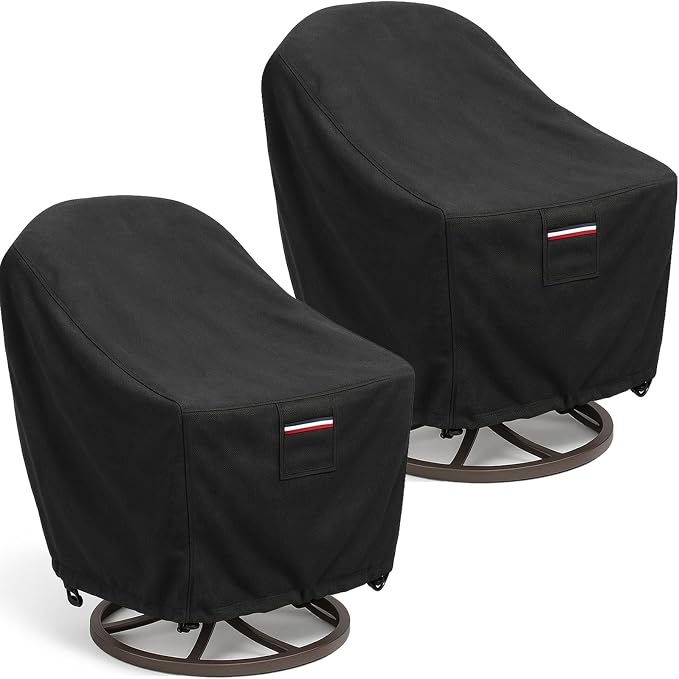 Waterproof Patio Chair Covers, 33W x 35D x 36H inches Heavy Duty Outdoor by Unknown