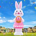 Lanstics 20FT Easter Inflatable Giant Bunny Inflatable by Kalolary