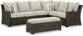 Signature Design by Ashley Brook Ranch Casual Nuvella Weather Resistant Fabric by SignatureDesignbyAshley