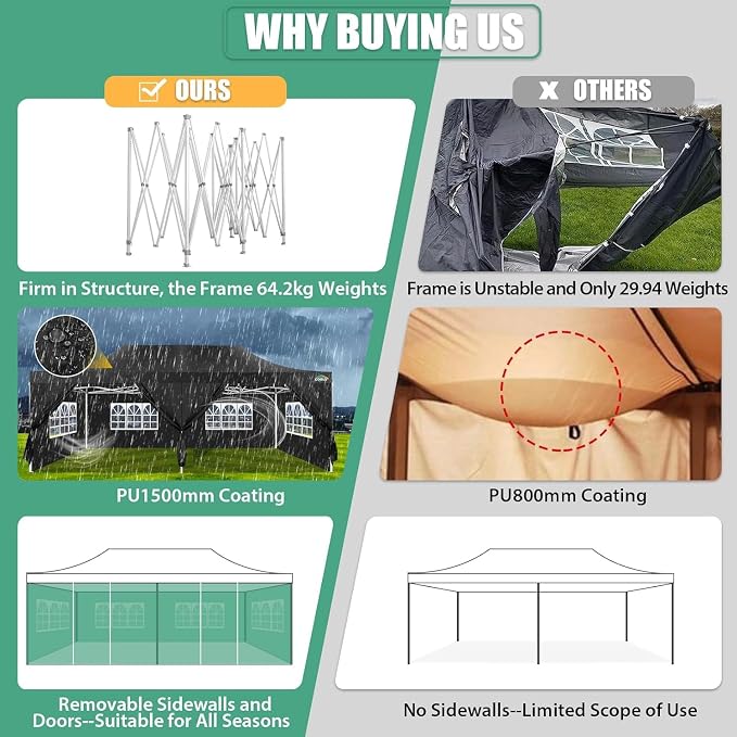 COBIZI 13x26 Pop Up Canopy - Image 5