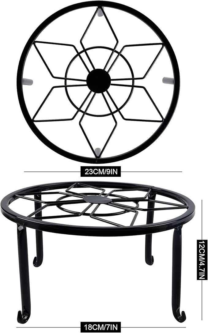 yosager 4 Pack Metal Plant Stands - Image 3