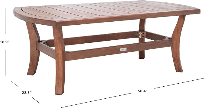 SAFAVIEH Coffee Table CPT1024A, Natural/Beige - Image 3