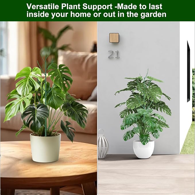 10 Pack Stackable Monstera Plant Support, Garden Stakes - Image 6